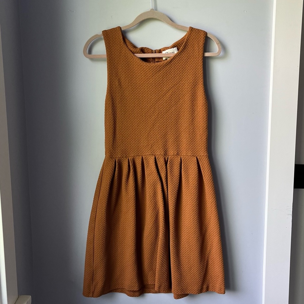 GANNI TAN DRESS